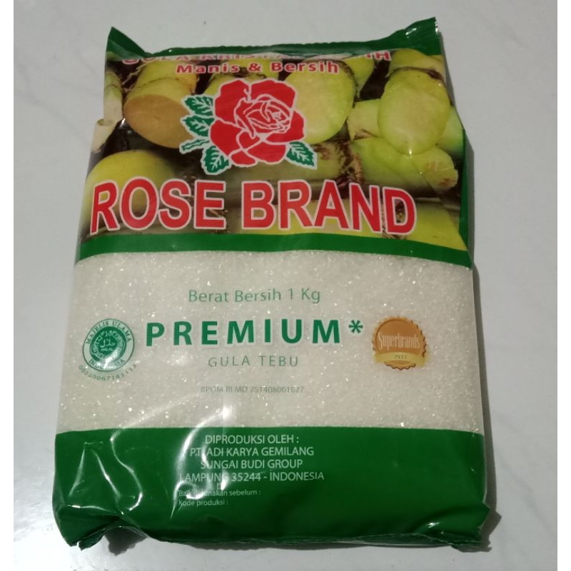 

GULA TEBU MERK ROSE BRAND