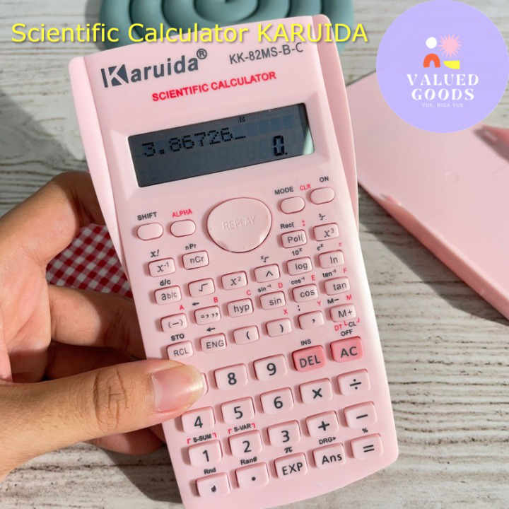 

Kalkulator Kuliah Sekolah Scientific Lengkap 12 digit KARUIDA KK 82 MS BC - calculator original dagang lucu akuntansi besar kejuruan kerja asli kimia teknik