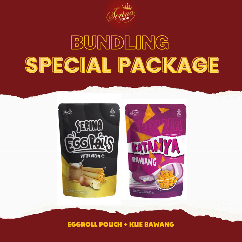 

Bundling Special Package (Eggrolls & Kue Bawang)