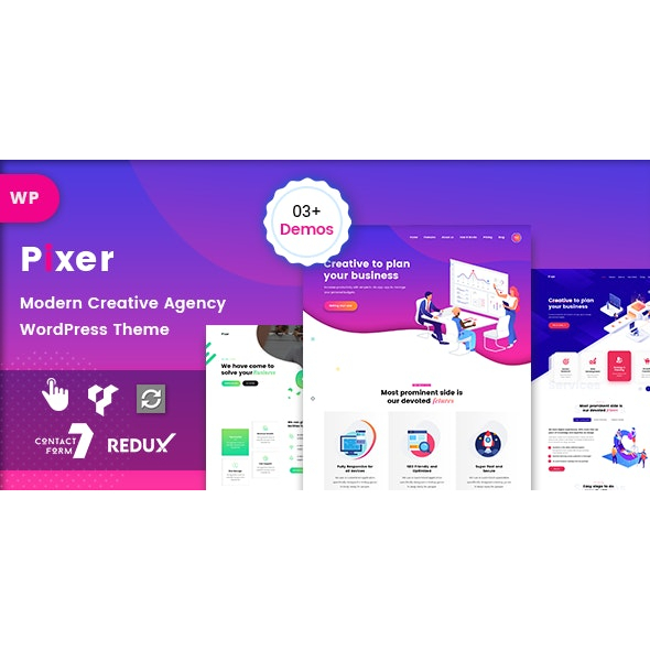 Pixer - Digital Agency WordPress