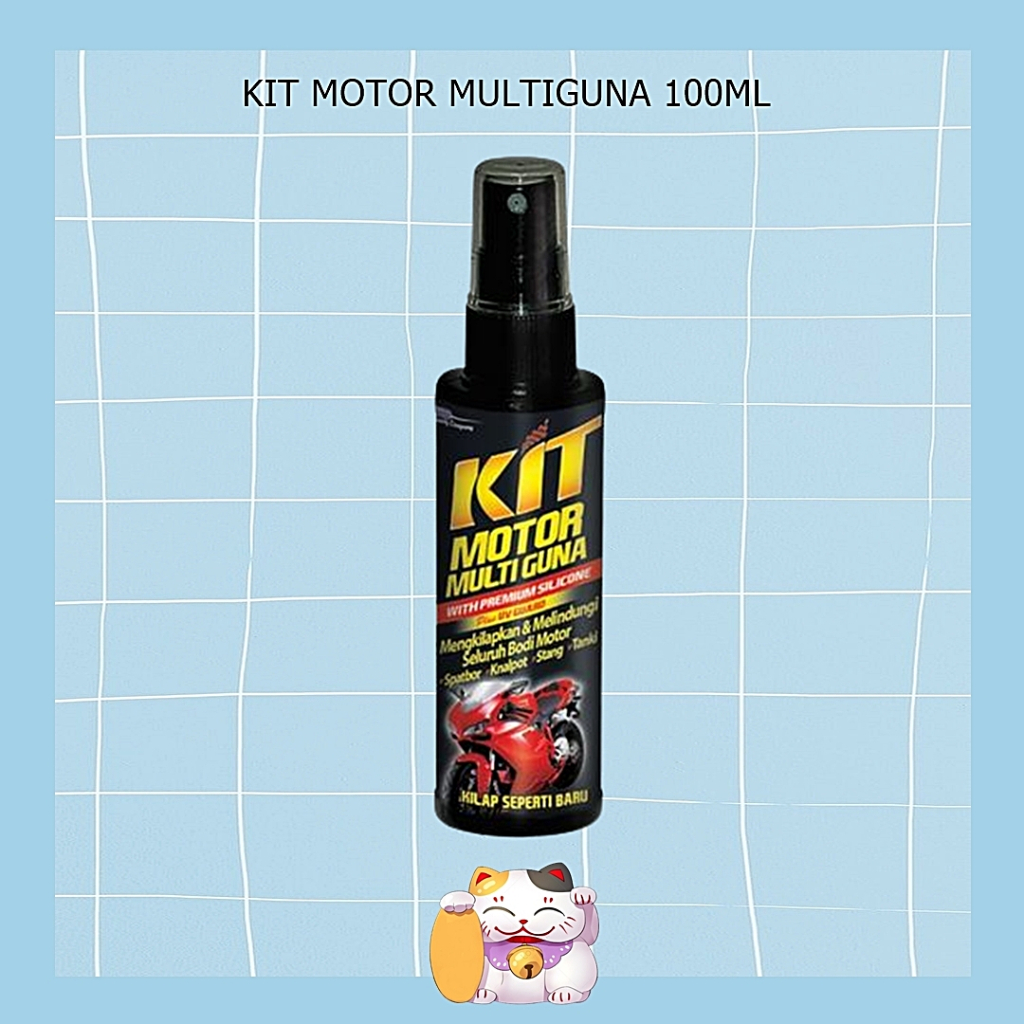 Kit Motor Multiguna Spray 100ml / Kit Multiguna Semprot Mobil Motor