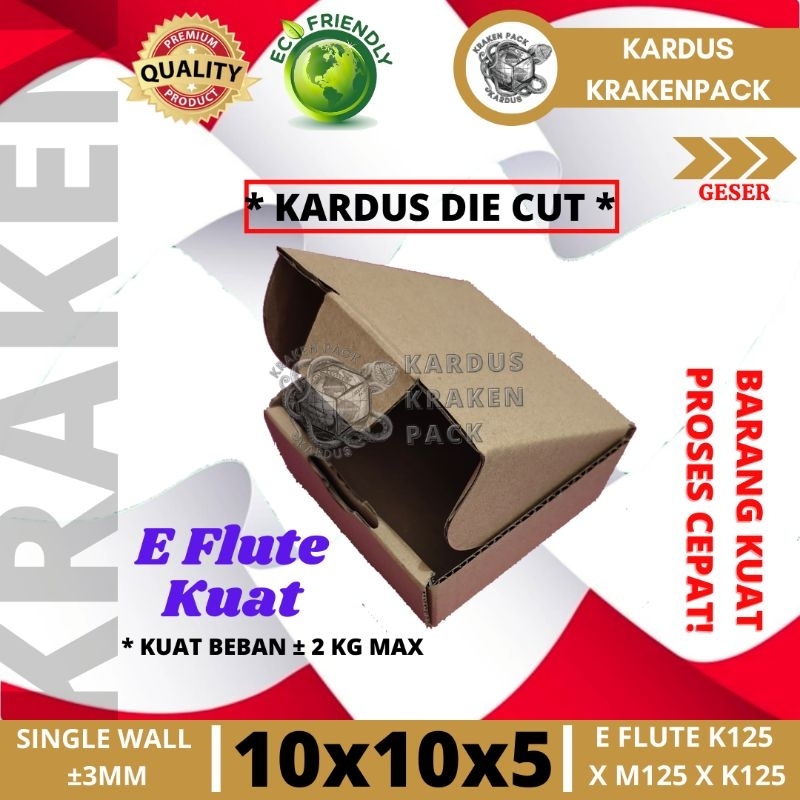 

DUS DIE CUT 10x10x5 cm KARDUS BOX PIZZA HAMPERS BARU KOSMETIK PERHIASAN BAJU HIJAB COKLAT KARTON MURAH KUAT