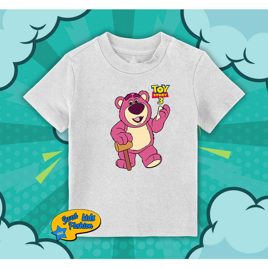 Kaos Anak Lotso Toy Story 3 T-Shirt Baju Anak Lotso Bear