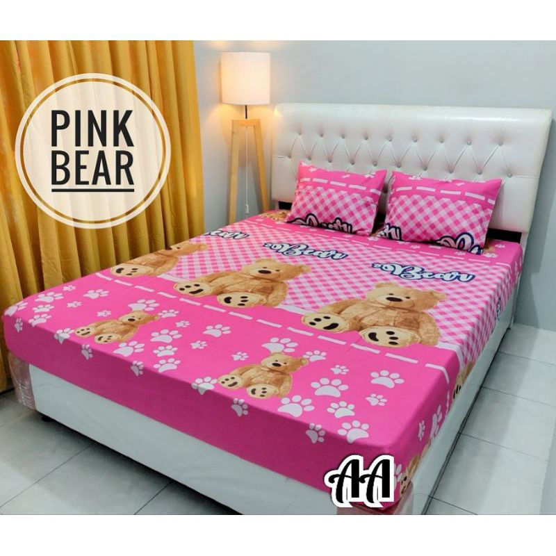 Monalisa-Bisa COD Sprei Set 90/100/120/140/160/180/200 Single Queen King Tinggi 20cm Tinggi 30cm Tin