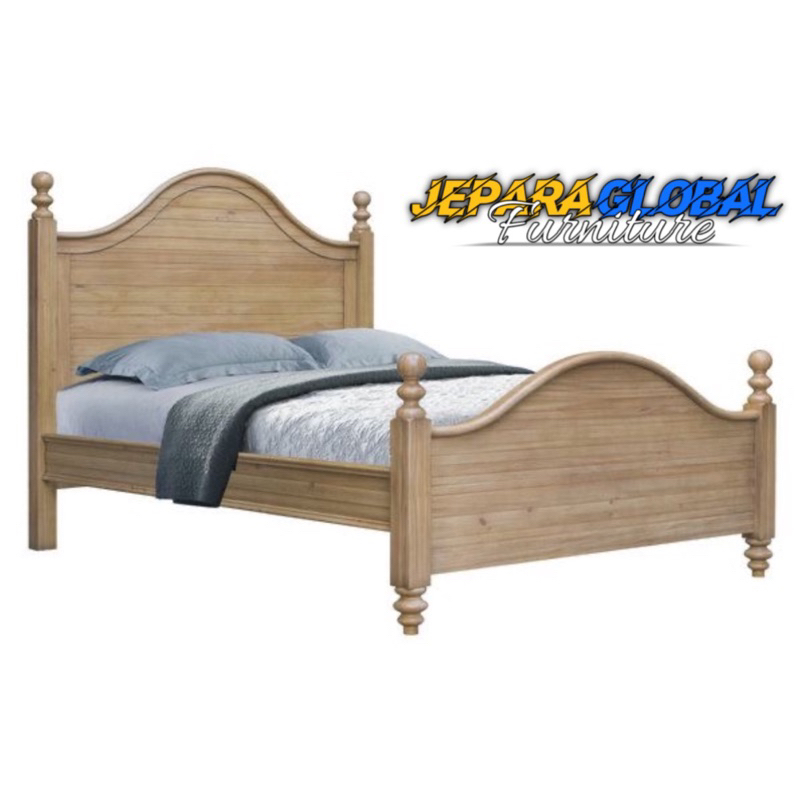 Dipan tempat tidur jati kanopi bubut (dipan anak murah,dipan jati murah,dipan klasik )