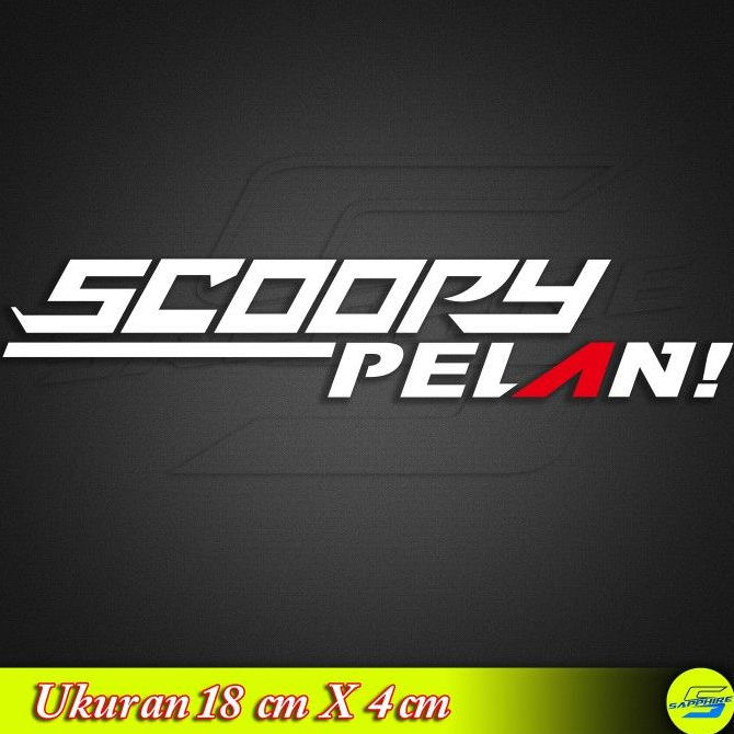 sticker motor viral sticker kekinian paling murah scoopy