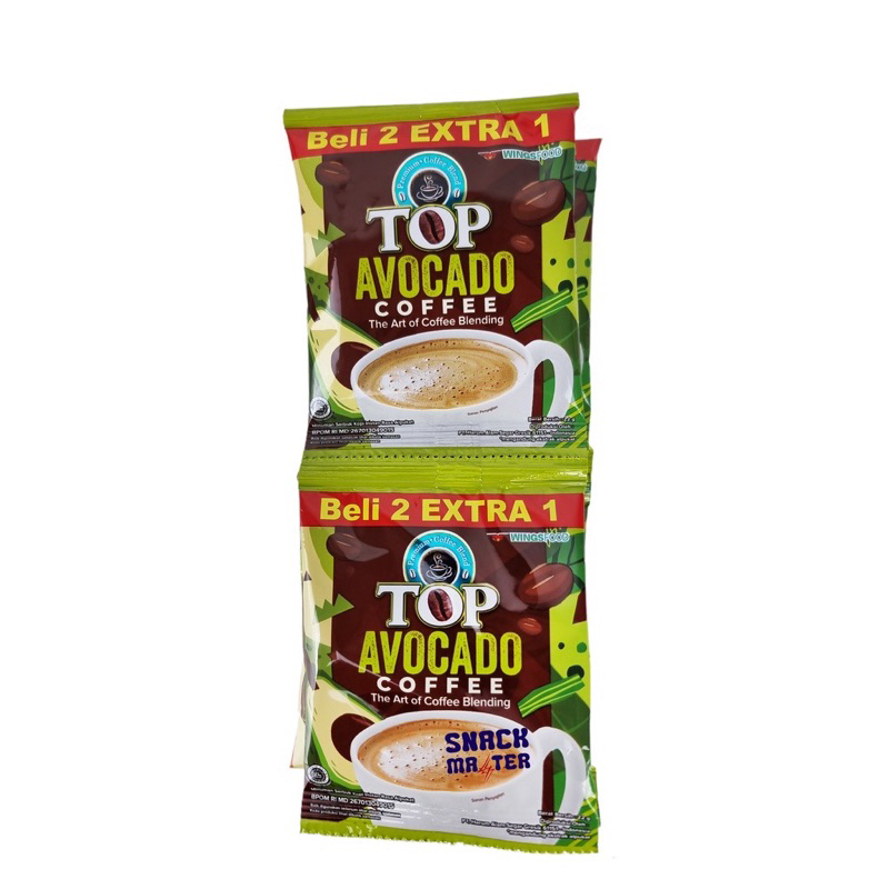 

Top Kopi Avocado PACK - Netto 22 gr x 9 bks TOP COFFEE alpukat