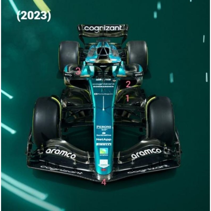Kaos Polo Aston Martin Aramco F1 New 2023 ( Replica )