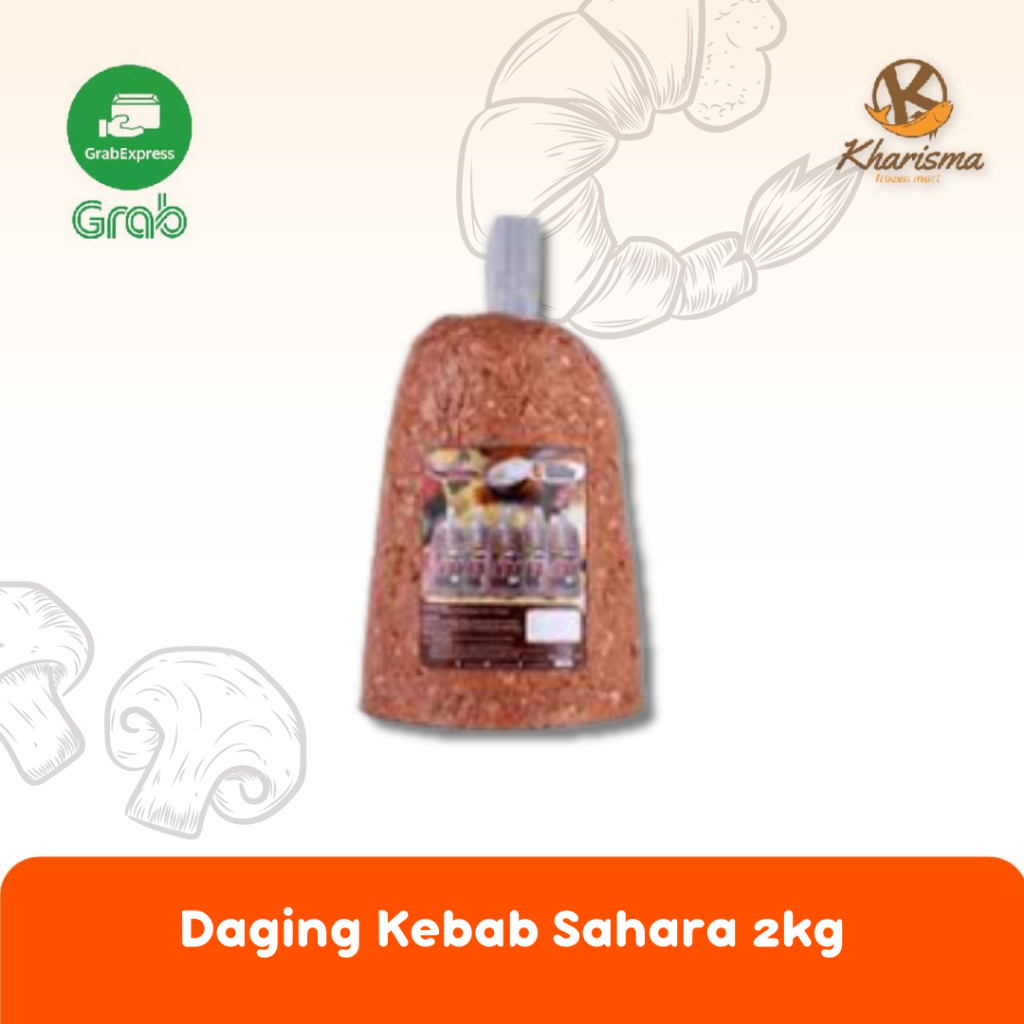 

Sahara Daging Kebab Slice 2kg Frozen Food (Khusus Padang)