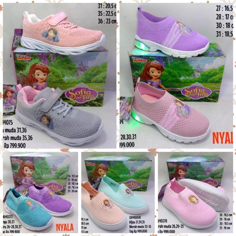 Sepatu Anak Perempuan Brand Sofia The First