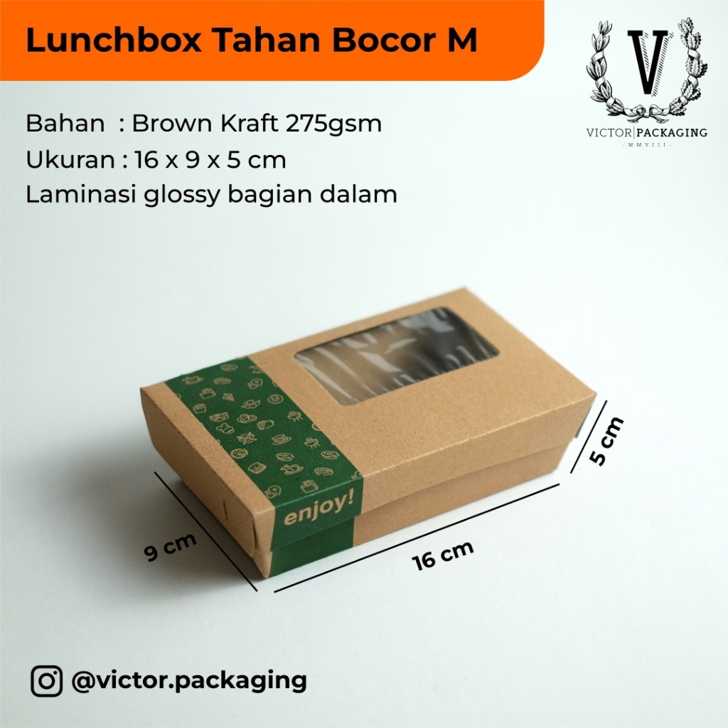 

(VICTOR) Lunchbox Tahan Bocor M
