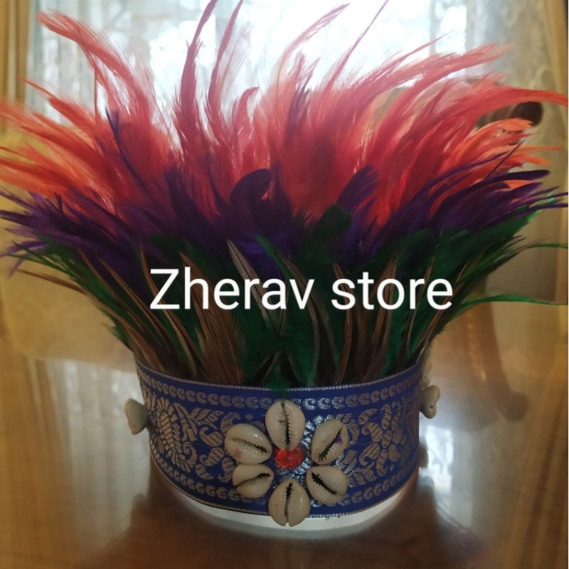 topi adat Papua ETNIK Allsize laki laki dan perempuan warna warni