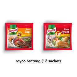 

ROYCO BUMBU PENYEDAP RENTENG 9 GRAM SAPI DAN AYAM (ISI 12)