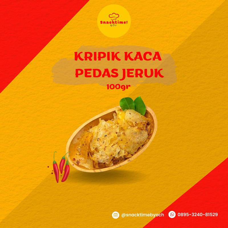

KRIPIK KACA PEDAS JERUK POUCH 55GR