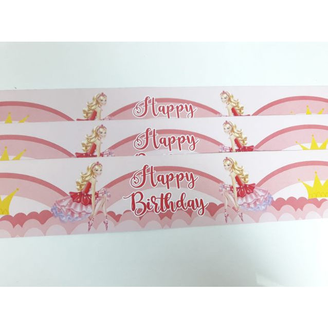 label bento barbie / label box bento barbie / label box makanan custom barbie
