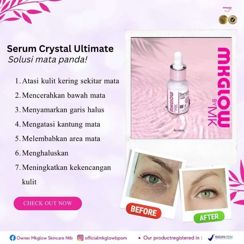 SERUM CRYSTAL ULTIMATE BY MK GLOW