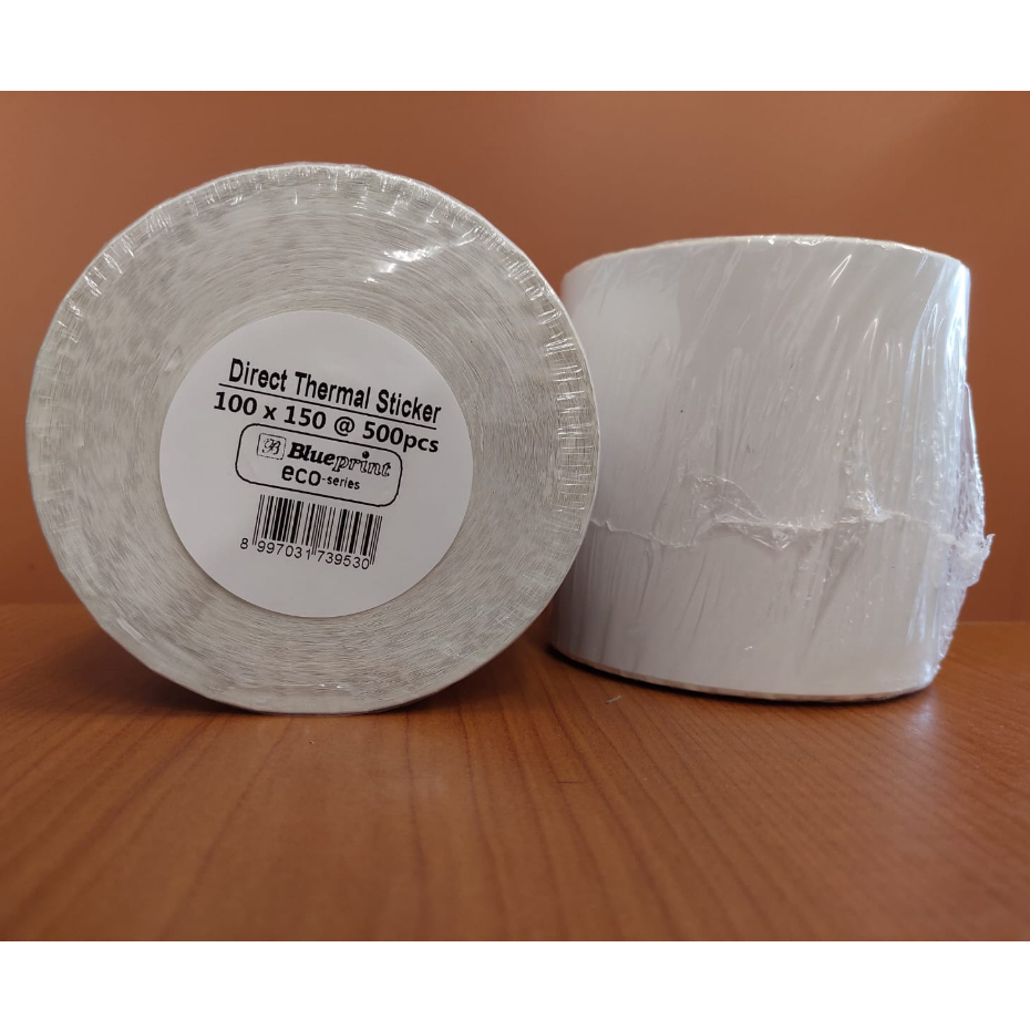 

Direct Thermal Sticker Label Resi BLUEPRINT Eco 100x150 mm 500Pcs