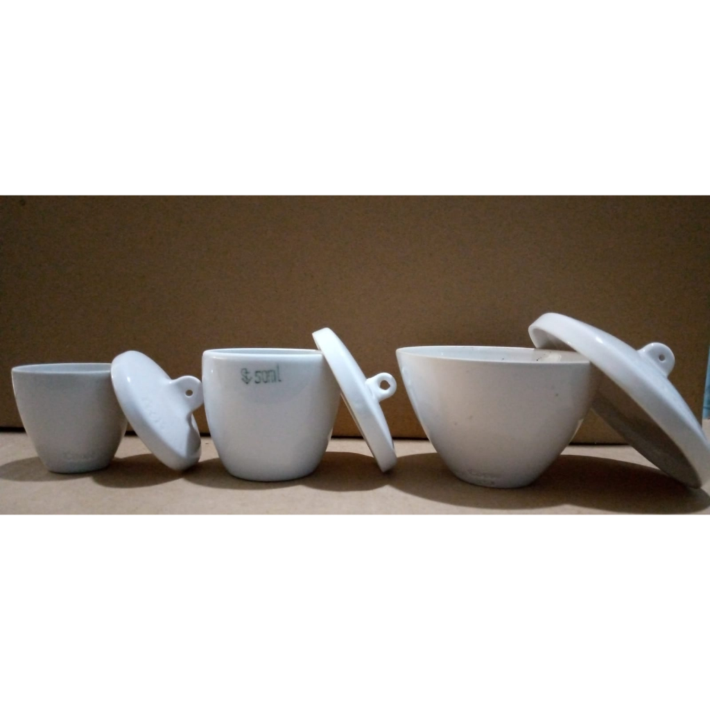 Cawan Krusibel / Porselen Krusibel / Crucible Cup / Crucible Porcelain 30ml