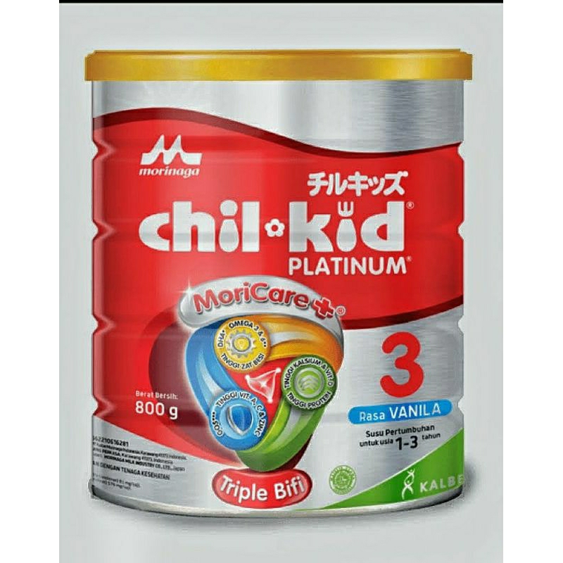 Morinaga Chilkid 3 Platinum vanila 800gr
