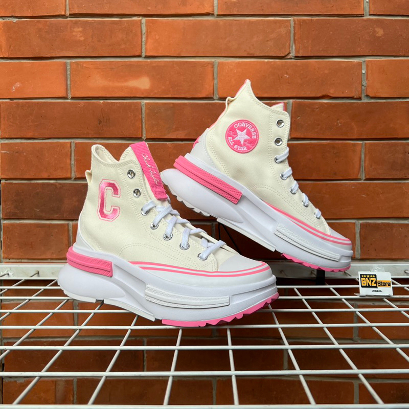 Converse Run Star Legacy CX Hi Unisex Sneaker-Egret Oops Pink/White