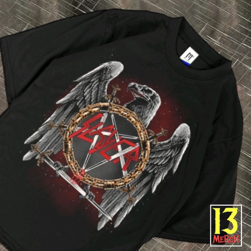 Kaos Slayer Eagle / Kaos Metal / Tshirt Metal / Tshirt Slayer / Kaos Slayer