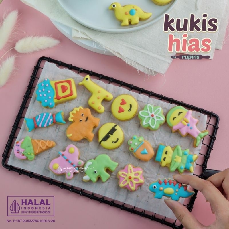 

Kukis Hias Rupins 100 gr (Toples ulir)