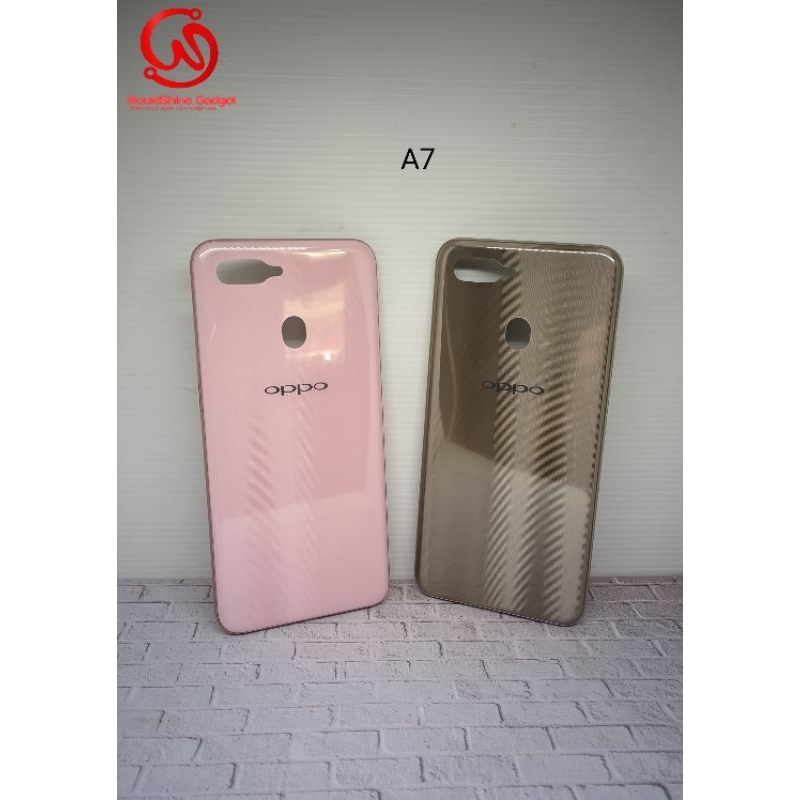 BACKDOOR BACKCOVER BACK CASING OPPO A7 ORIGINAL