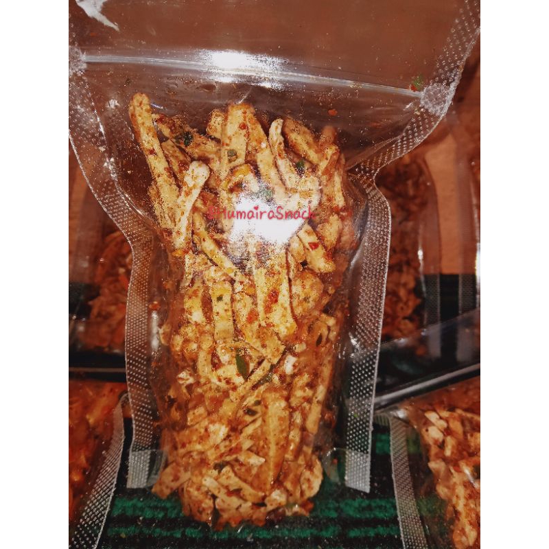 

BASRENG KERING PEDAS GURIH DAUN JERUK/ ORIGINAL / POUCH 55 GRAM
