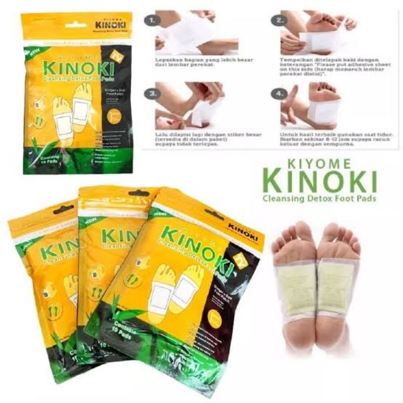 Kinoki Detox Gold Kinoki Detox Kaki / Kinoki Gold White Koyo Kaki Detox - Kinoki Foot Patch Emas - K