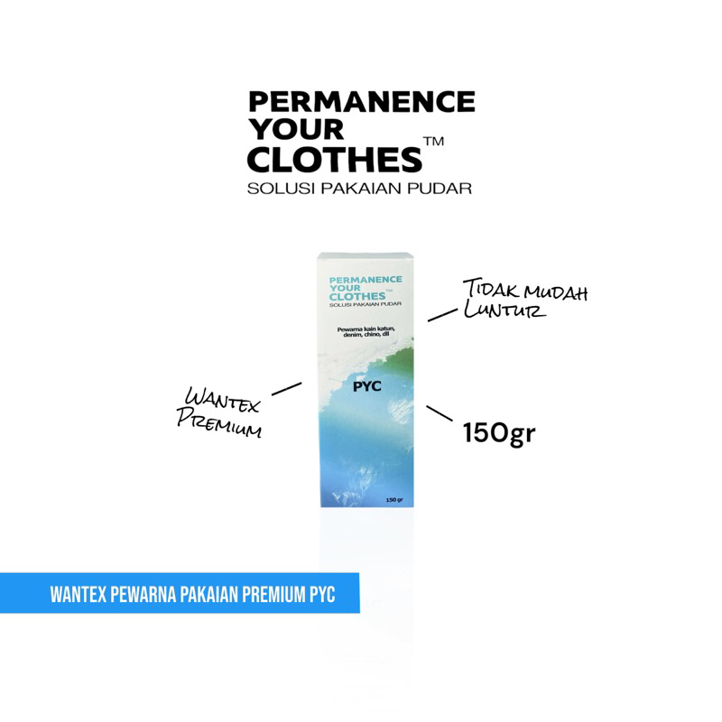 NEW PRODUK PERMANENCE YOUR CLOTHES - WANTEX PEWARNA PAKAIAN KAIN JAKET HOODIE CELANA - WENTER