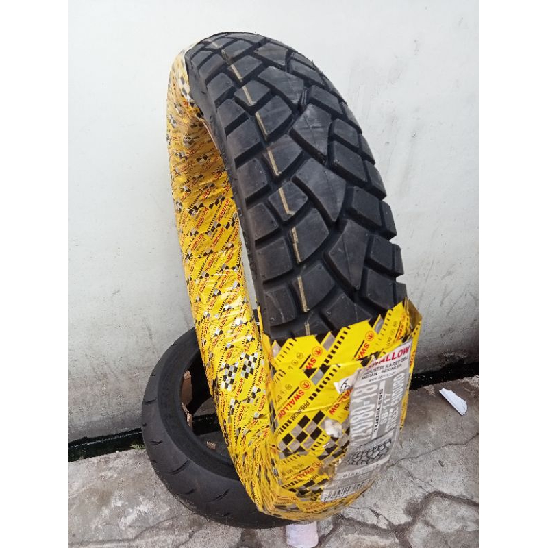 Ban tubless 120/80 18 swallow SB117 dual purpose*