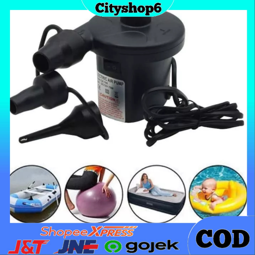 Pompa Angin Listrik/kolam renang/kasur angin bisa sedot/Pompa Angin Listrik Electric Air Pump Pompa 