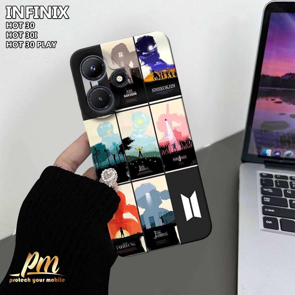 SOFTCASE PRO CAMERA INFINIX HOT 30 CASE INFINIX HOT 30I SLICON HP INFINIX HOT 30 PLAY CASE INFINIX H