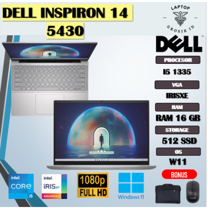 DELL INSPIRON 14 5430 I5 1335 16GB 512GB W11+OHS 14.0FHD