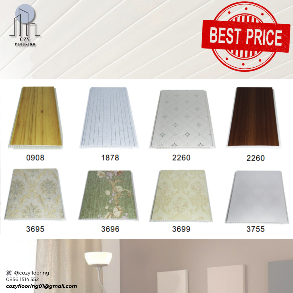 Plafon PVC Motif Lebar 20cm