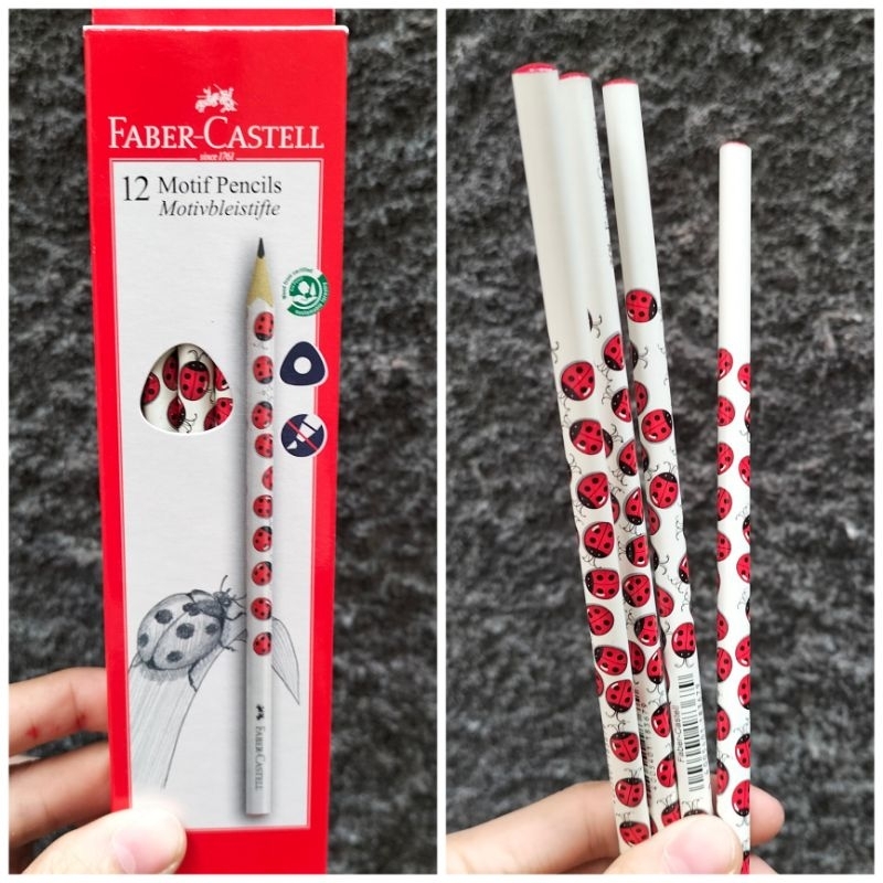 

ECERAN | Pensil motif lady bug FABER CASTELL | PCS