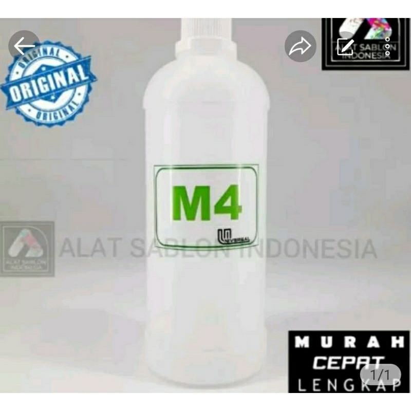 MINYAK M4 PEMBERSIH TINTA SABLON 5 LITER