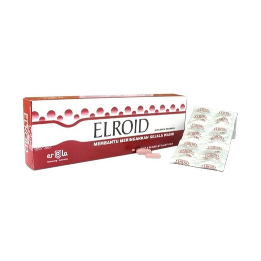 ELROID BOX ISI 30 KAPLET - Mengatasi wasir