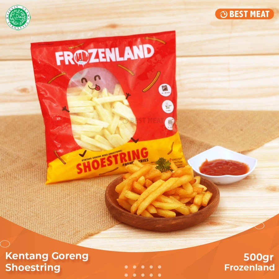 

Frozenland Kentang Shoestring 500gr-1Kg