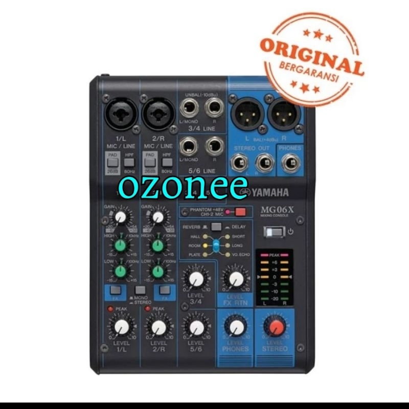 MIXER YAMAHA MG06X MG 06X MG 06 X ORIGINAL GARANSI RESMI YAMAHA