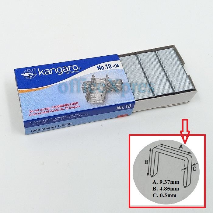 

Isi Staples Kecil / Isi Hekter / Isi Jepretan / Staples No 10 Kangaro