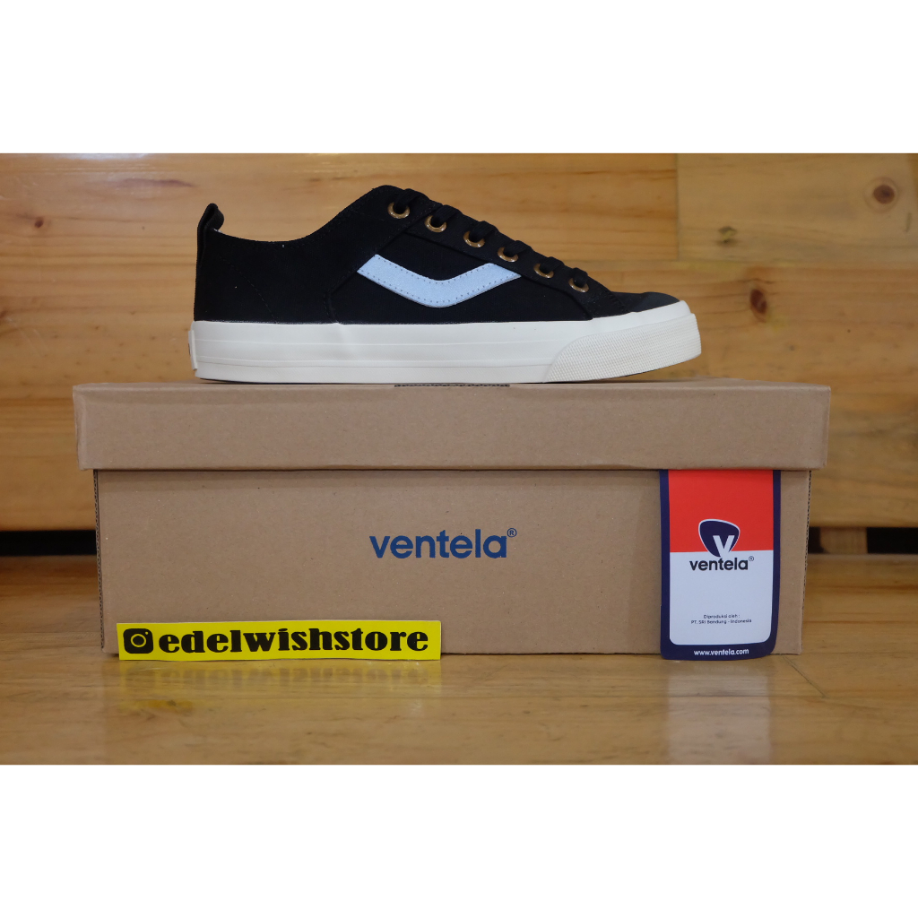 Ventela Reborn Reflective (Black) || Sepatu Original || Sepatu Lokal Brand || Sepatu Casual || Sepat