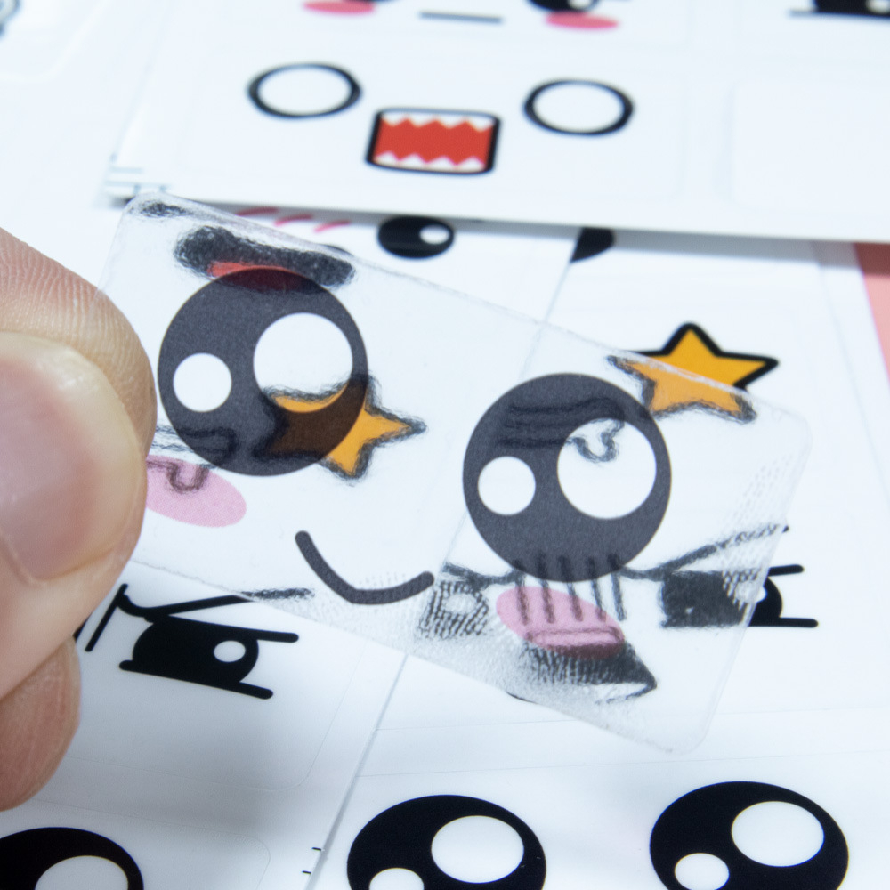 

[DZ] PKG25 - Stiker Ekspresi Transparan / Sticker Emoticon Emoji
