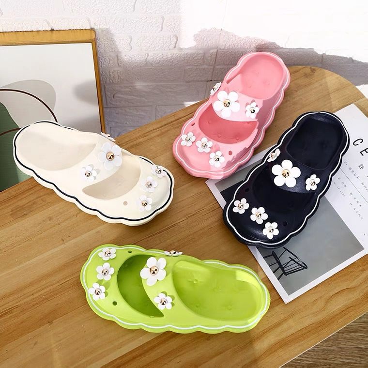 Sandal Wanita Jelly Bunga Hanabi Import Karet / Sandal Selop Sandal Wanita SandaL Jelly Import