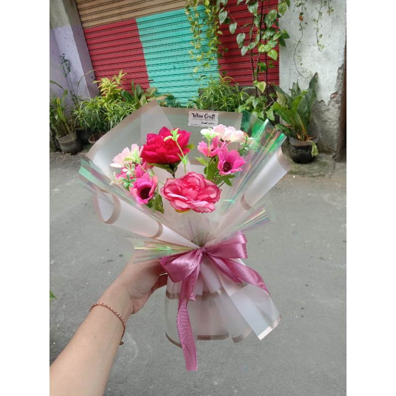 

buket bunga artificial/palsu/plastik/single flower