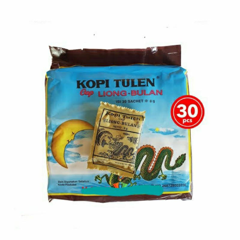 

Kopi Liong Bubuk Tanpa Gula 8 gram (isi 30 sachet/1 pack) exp. baru dari produksi