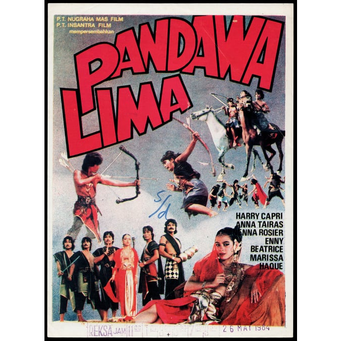 kaset dvd pandawa lima