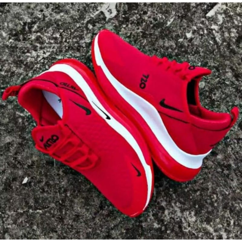 Sepatu Wanita Olahraga Merah Putih dan Rainbow cocok untuk senam aerobik gym joging dll