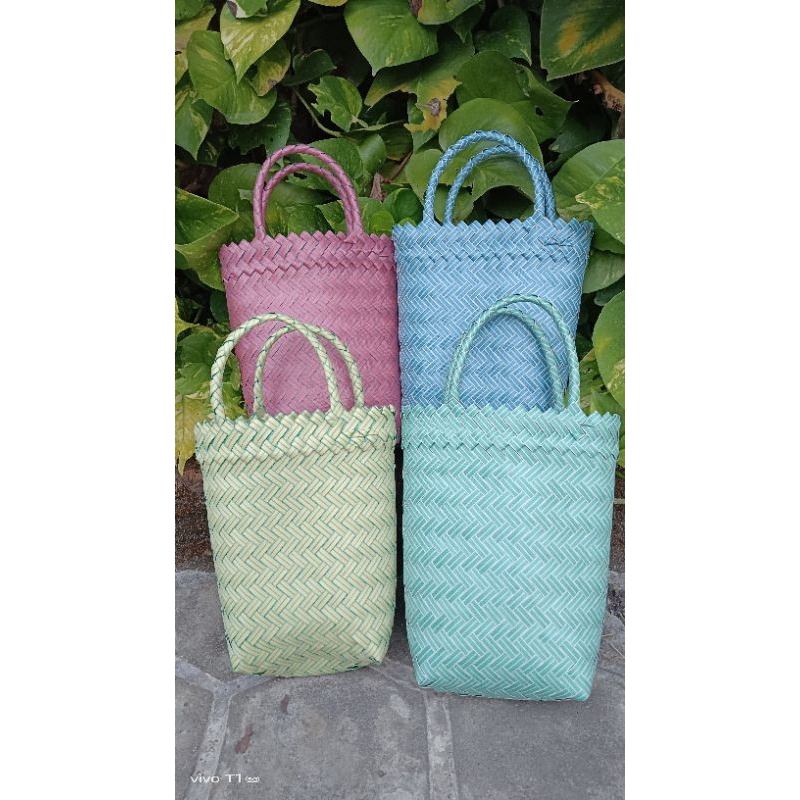 READY STOK TAS ANYAMAN PANJANG cocok buat souvenir/wadah botol