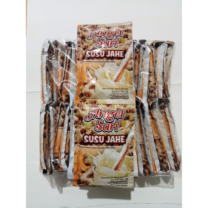 

SUSU JAHE ANGET SARI SACHET 25gram ( 1renceng 10pcs )